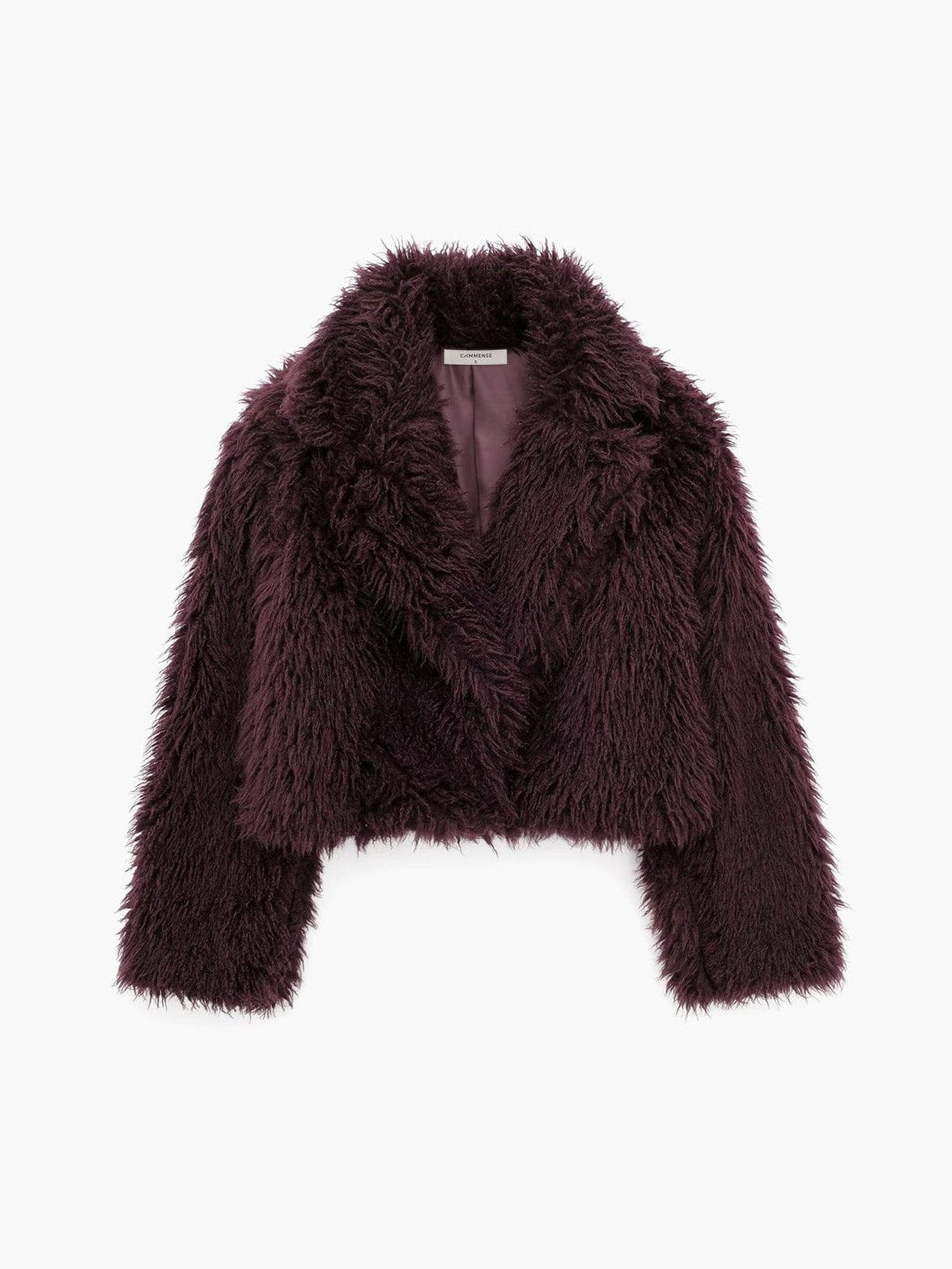 Manteau fausse fourrure look tendance cosmos