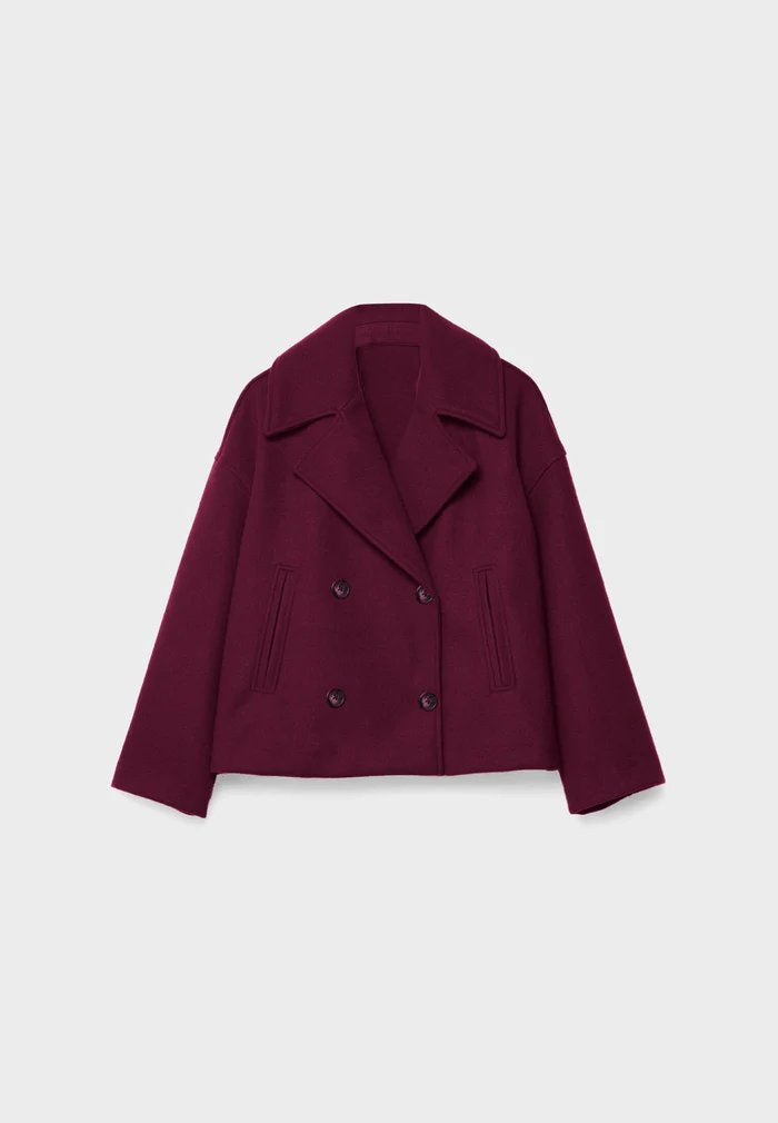 Manteau luxueux style saphir