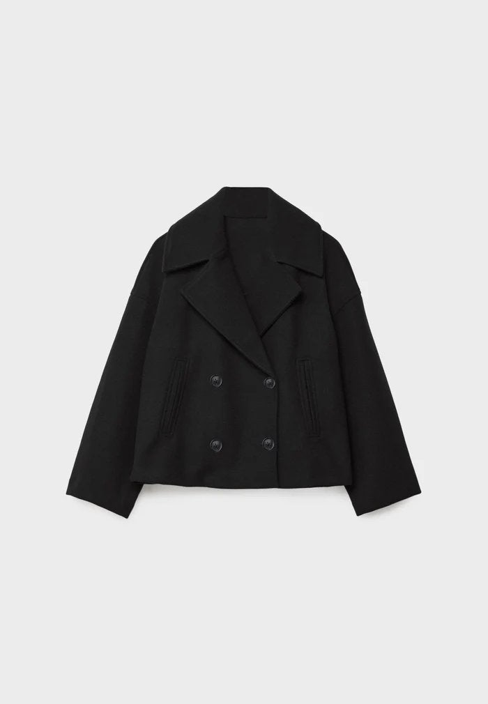 Manteau élégant coupe étoile