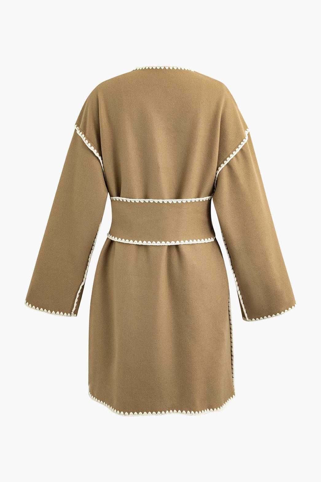 Manteau décontracté avec détails brodés nuage