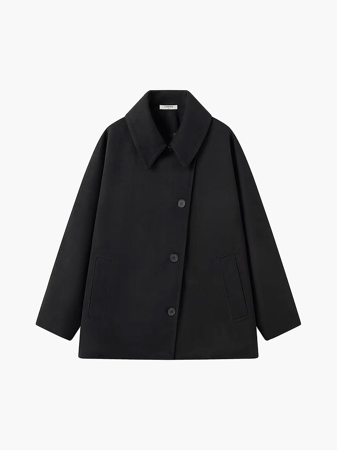 Manteau minimaliste coupe large zen