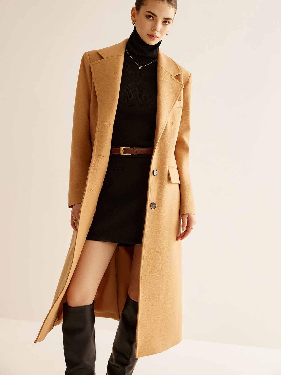 Manteau classique bureau vent