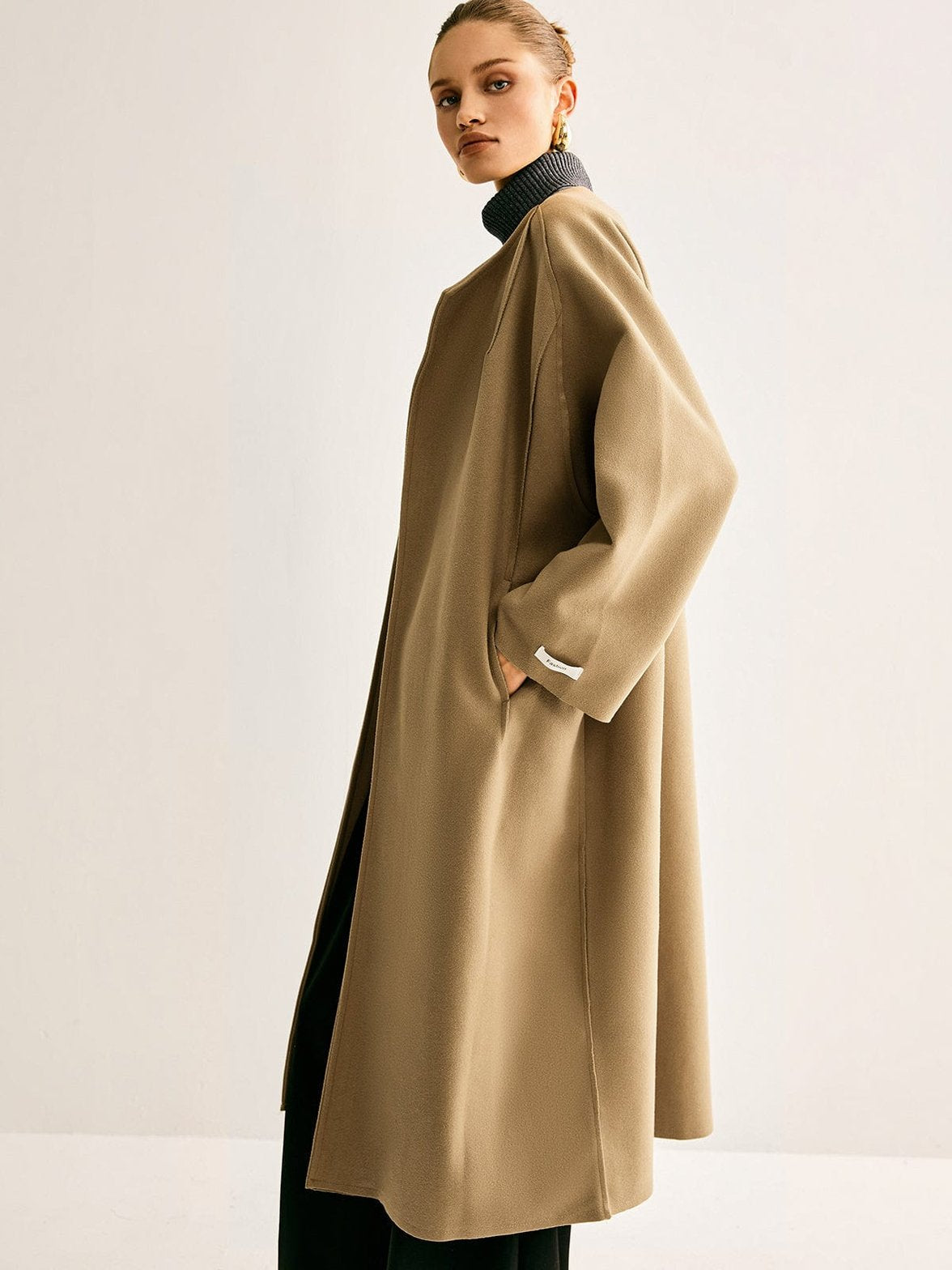 Manteau élégant coupe ample zenitude