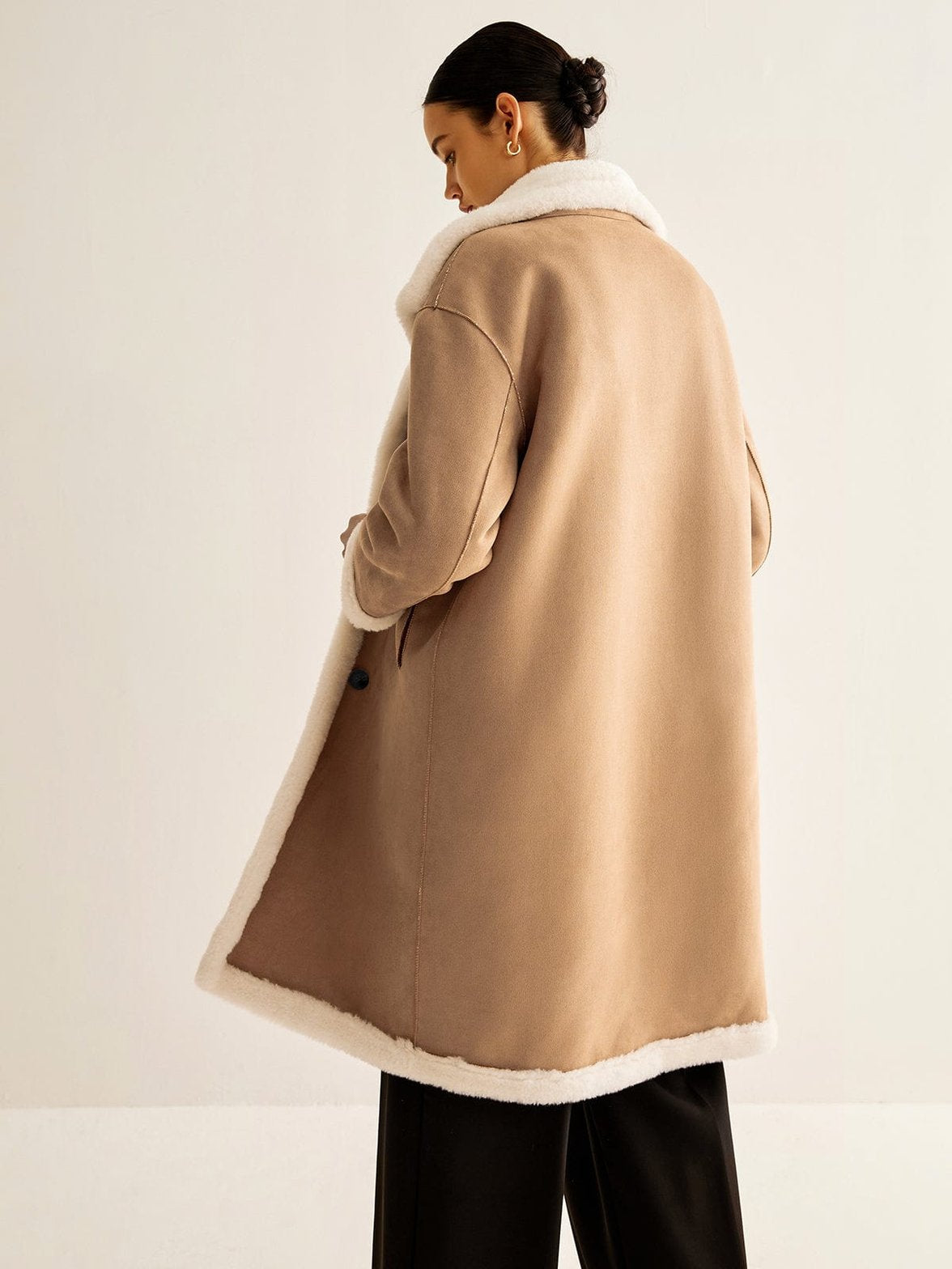 Manteau long minky confort serein