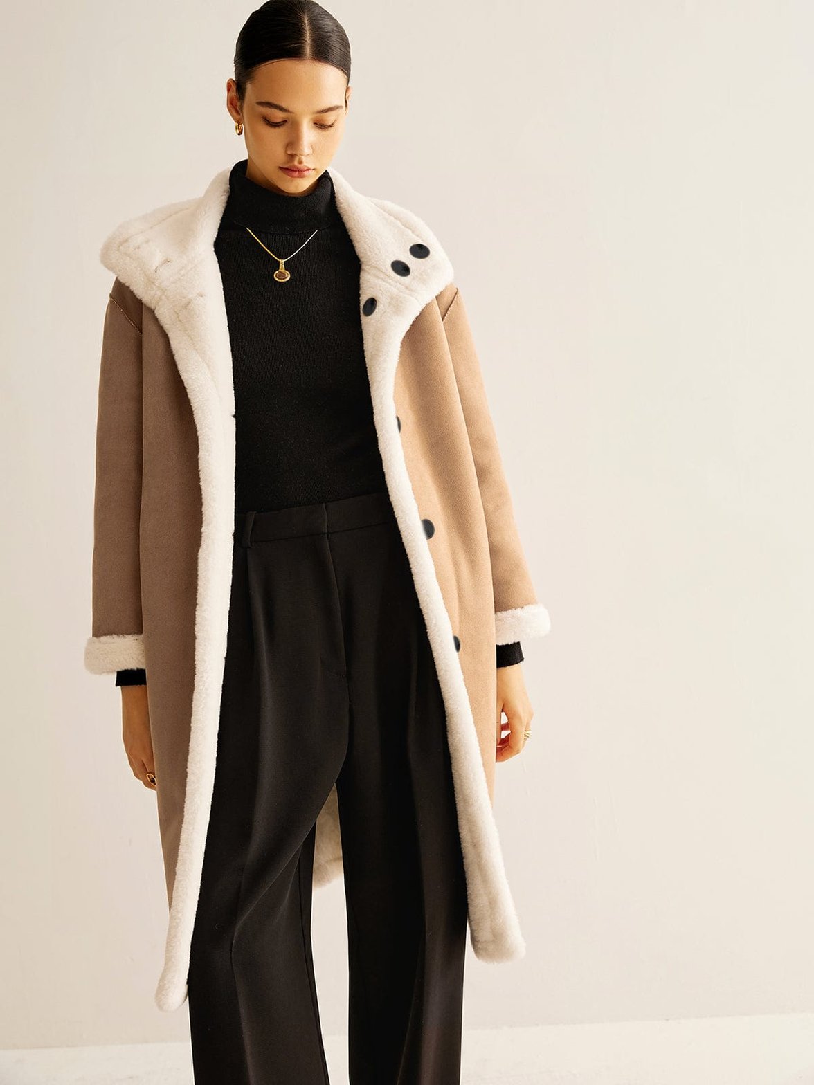Manteau long minky style chic