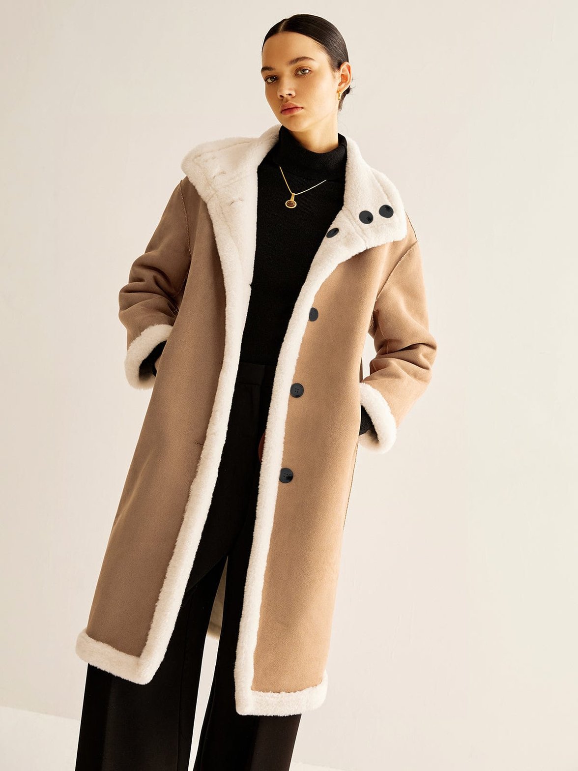 Manteau hiver minky luxe gracieux