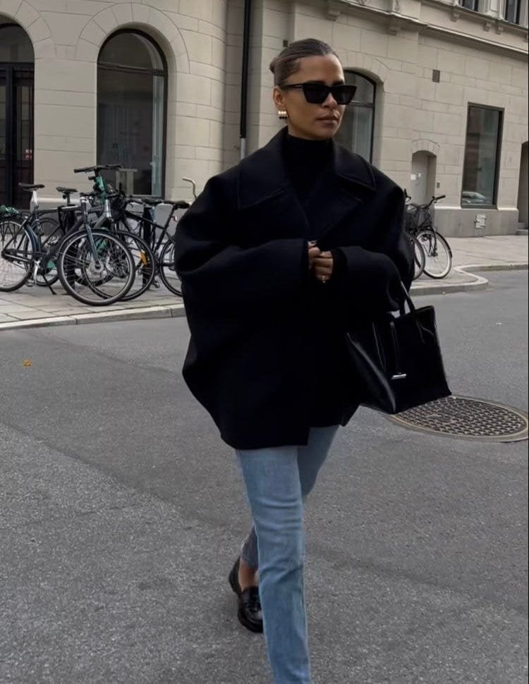 Manteau porté allure