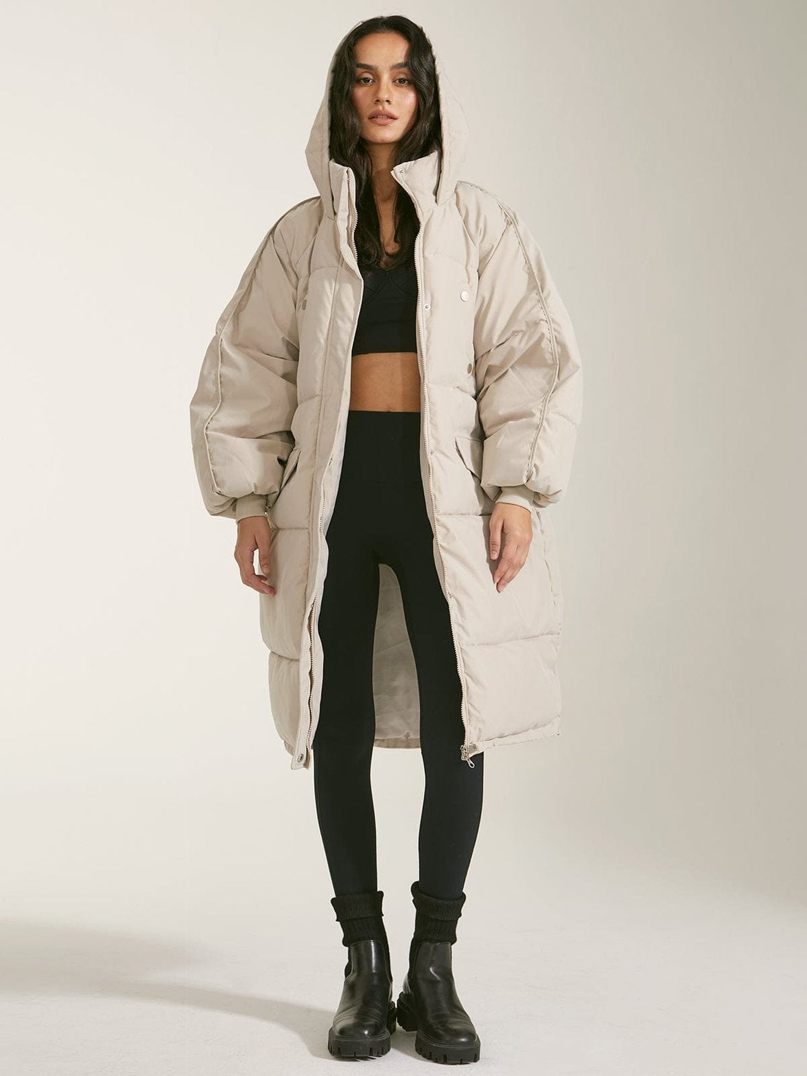 Manteau chaud polyvalent zen