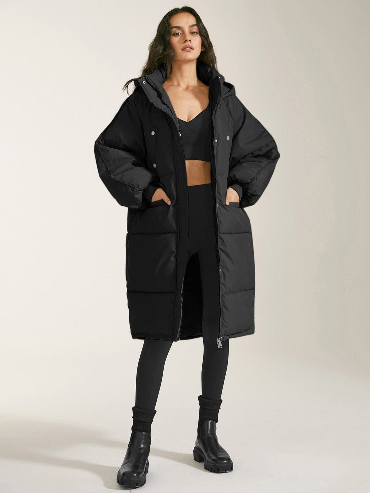 Manteau matelassé urbain sérénité