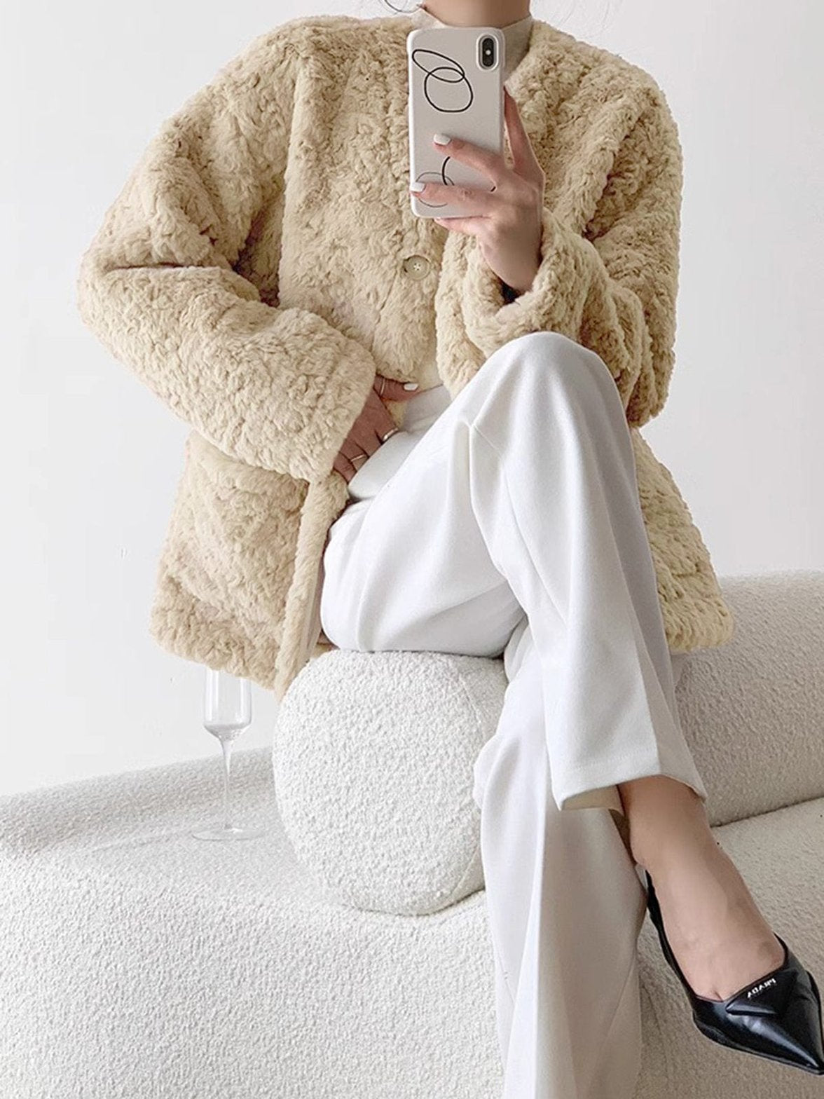 Manteau minky tendance
