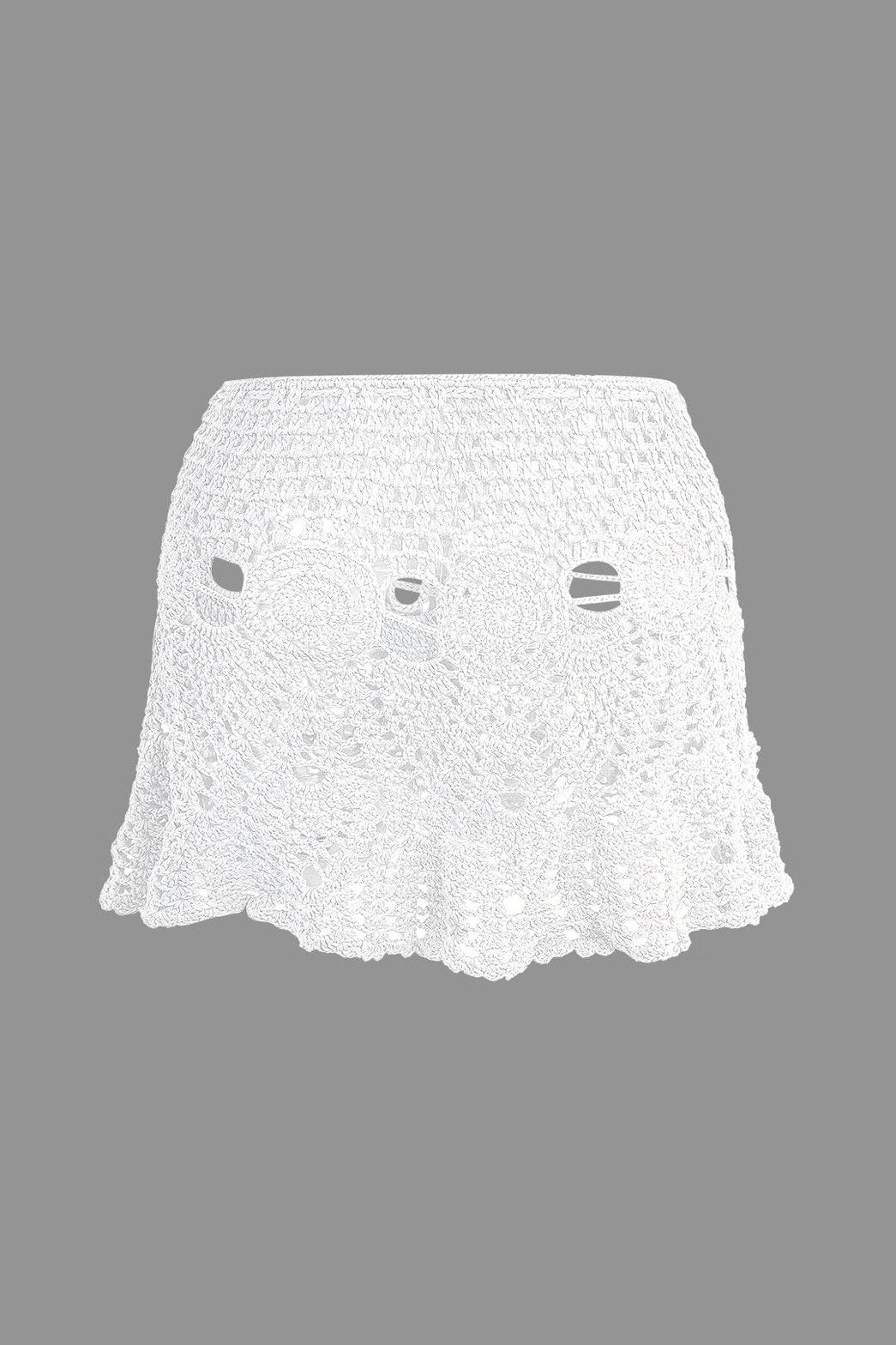 Mini Jupe Crochet Bohème