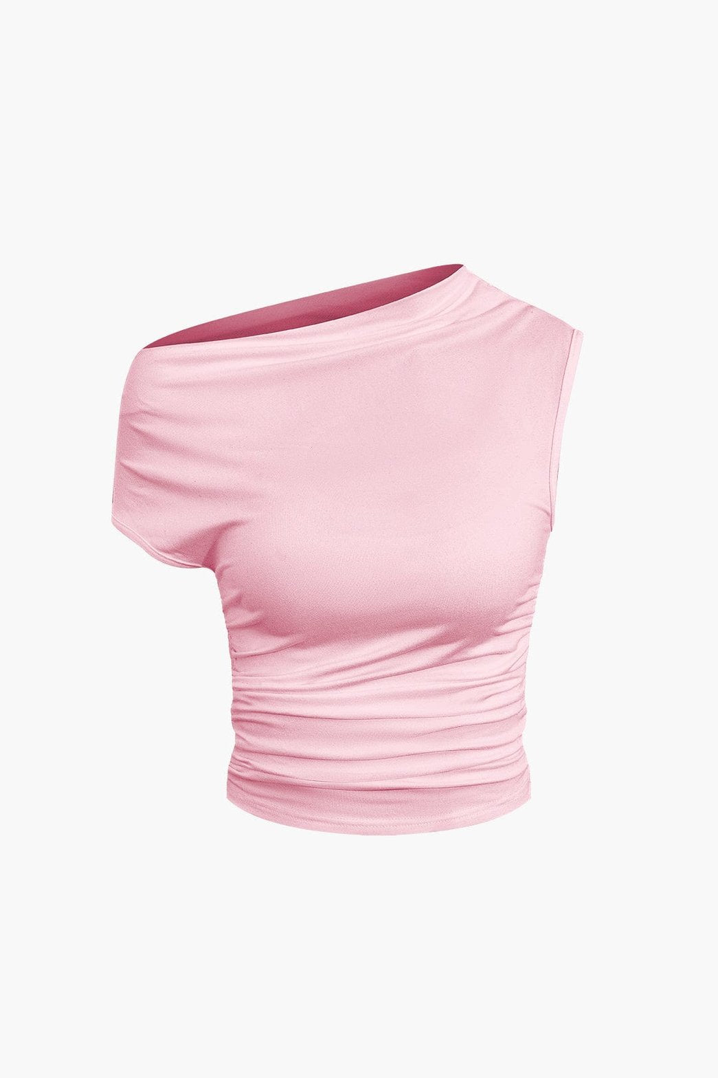 Mini-jupe Drapée Asymétrique à Nœud