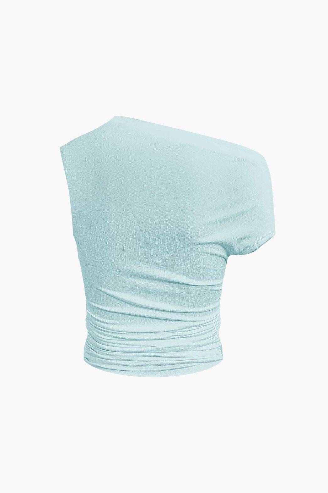 Mini-jupe Drapée Asymétrique à Nœud