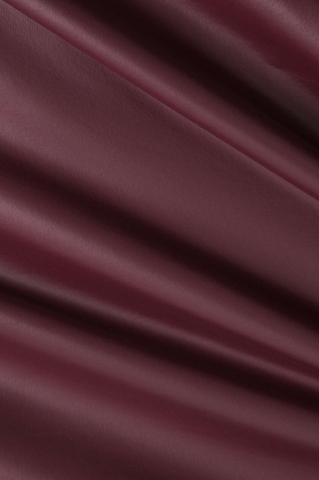 Mini jupe plissée effet cuir bordeaux vue détaillée nuage