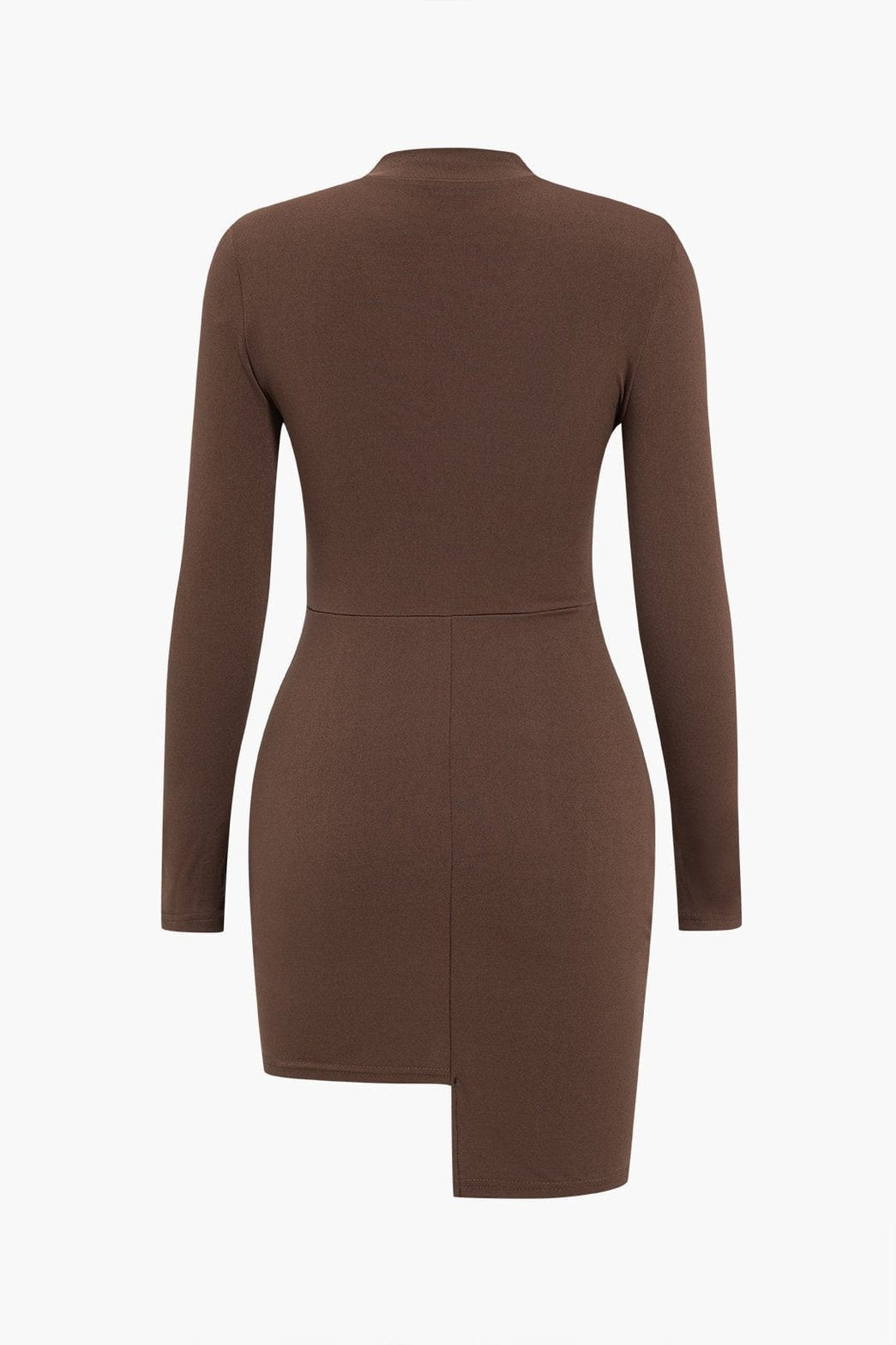 Mini robe bimatière détail chaînes dorées élégant