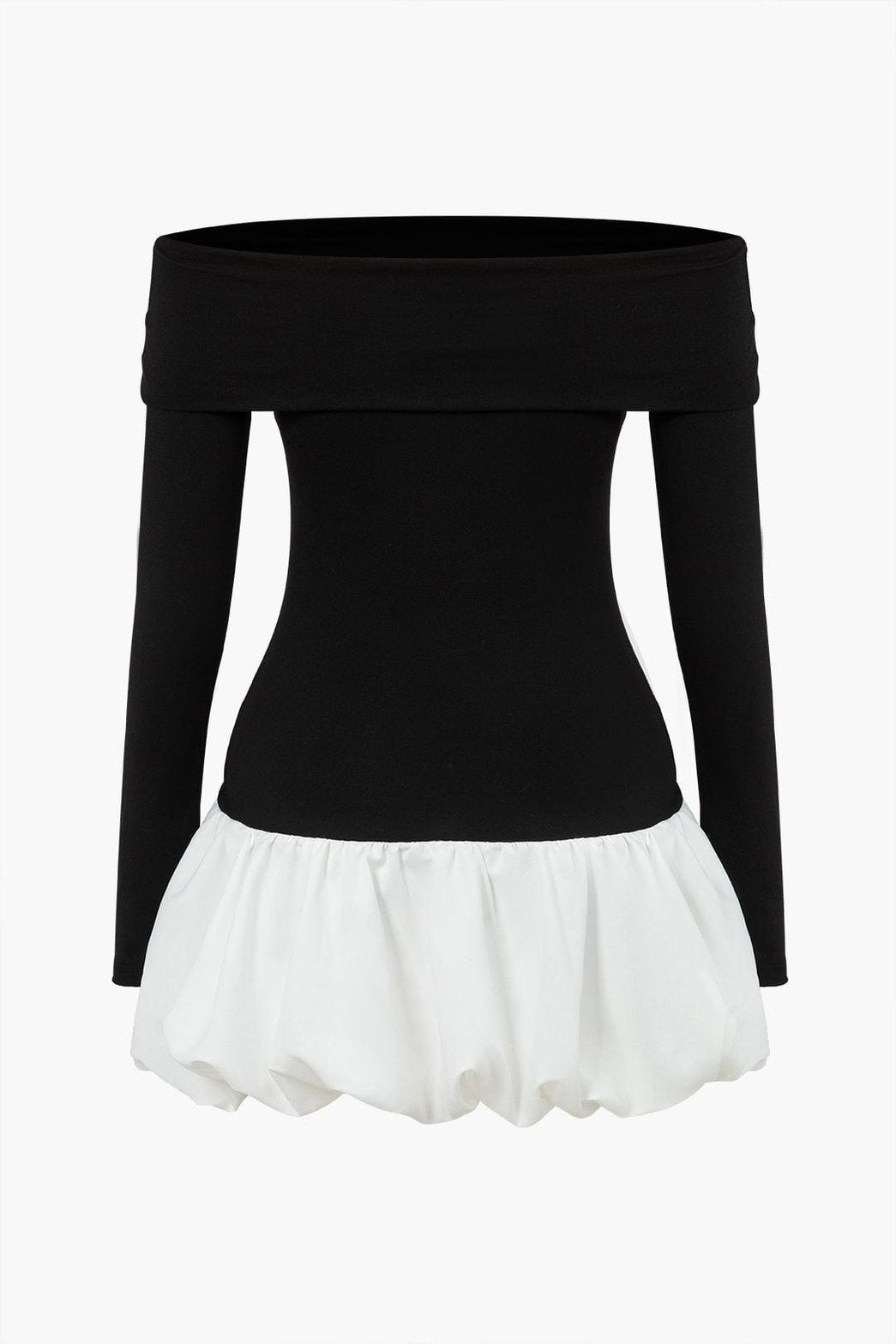 Mini robe bicolore festive élégance