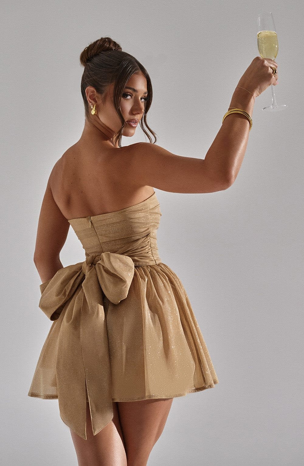 Robe bustier élégante diamant