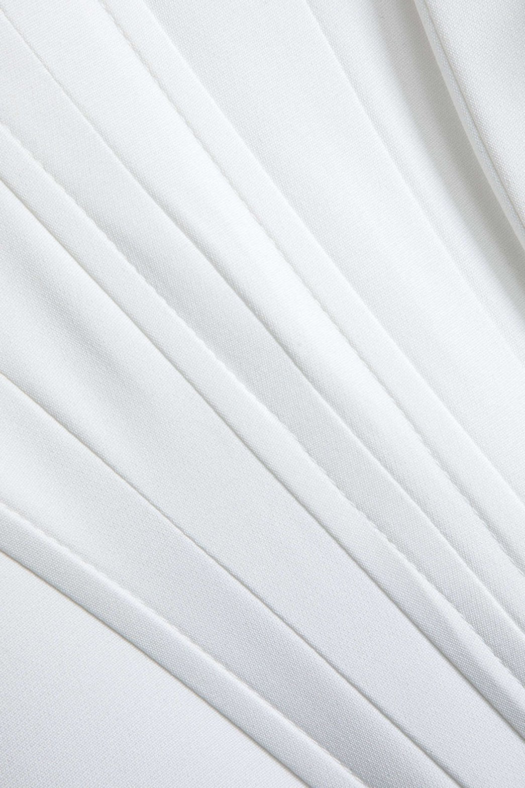 Robe bustier blanche détail volants nuage