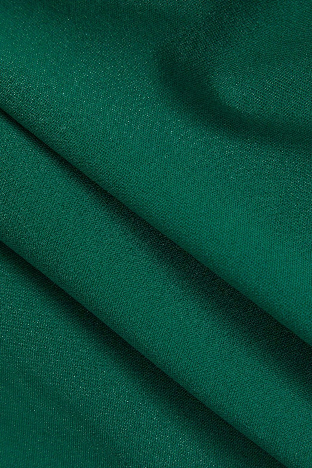 Robe de cocktail verte ajustée perle