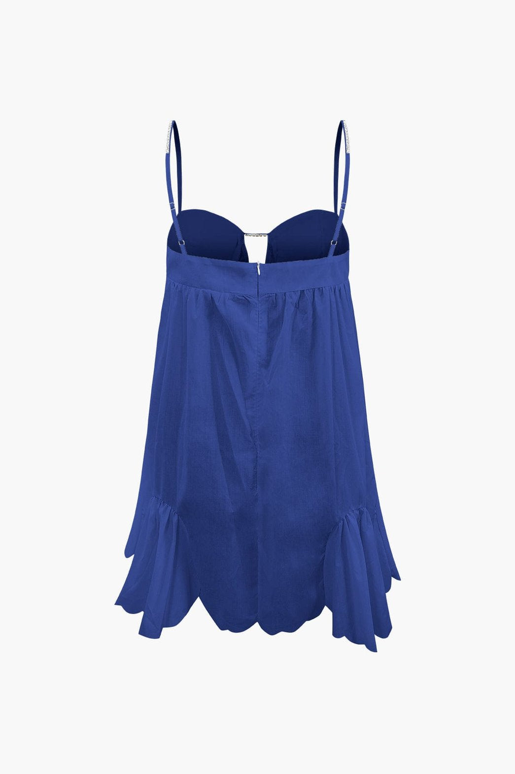 Mini robe blanche vue complète charme