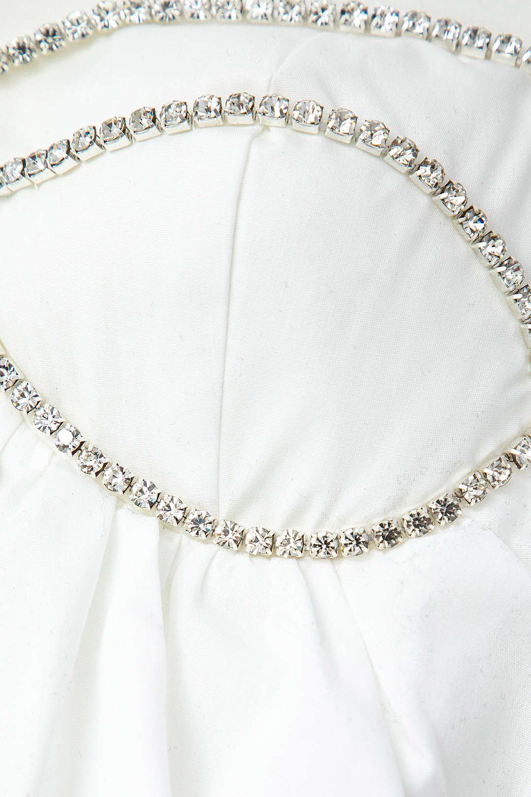 Mini robe blanche vue latérale harmonie