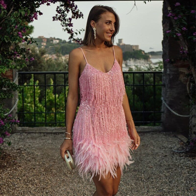 Robe blanche élégante diamant