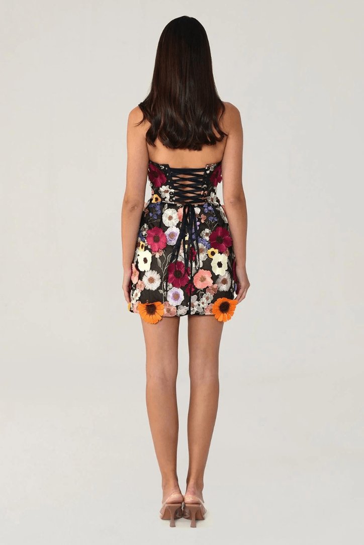 Mini robe fleurie délicatesse