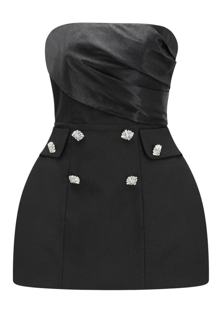 Mini robe corset vue ensemble jade