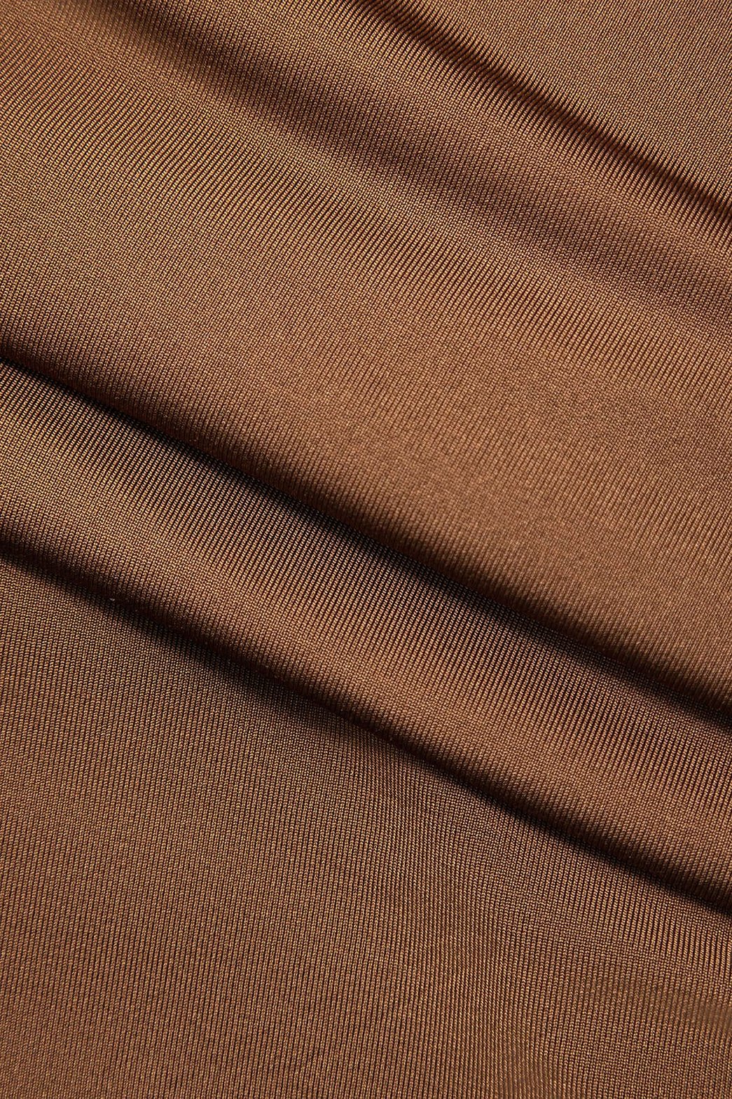 Mini robe drapée manches longues profil cristal