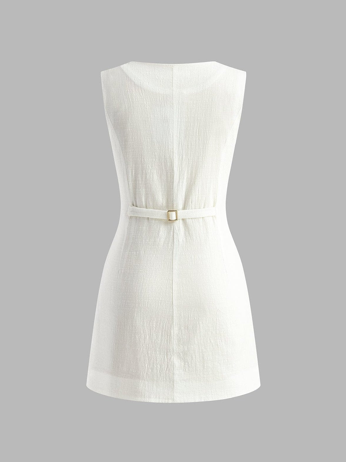 Mini robe blanche coton brise