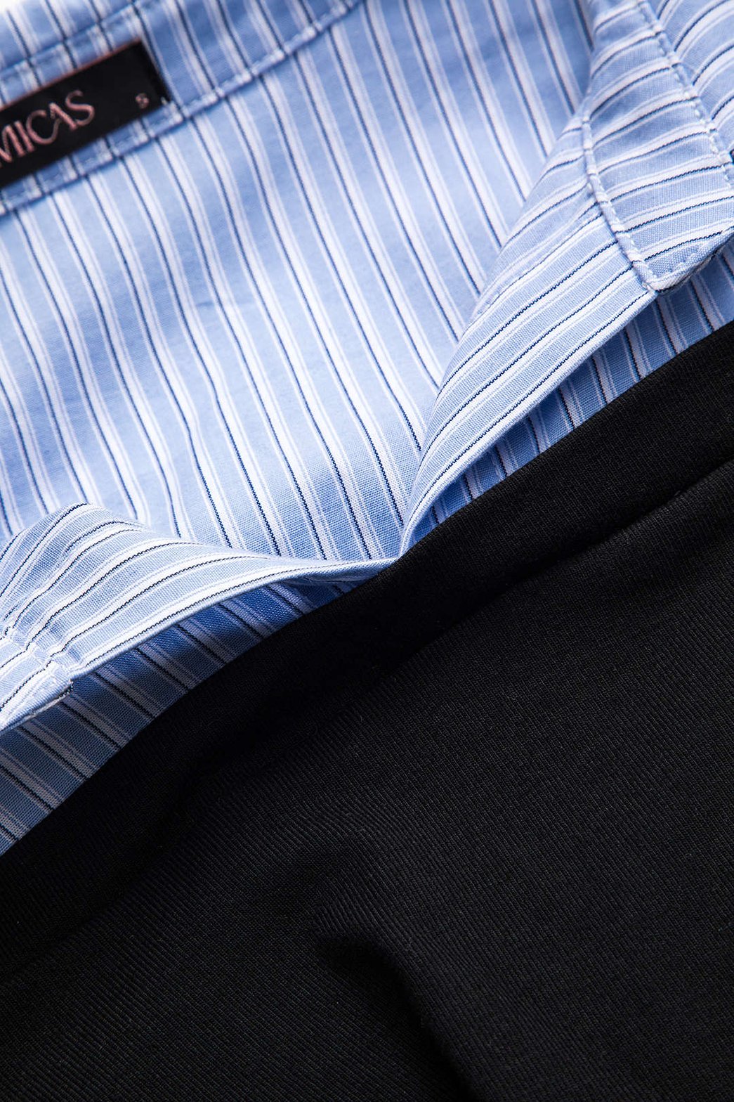 Robe rayée patchwork vue de côté étoile