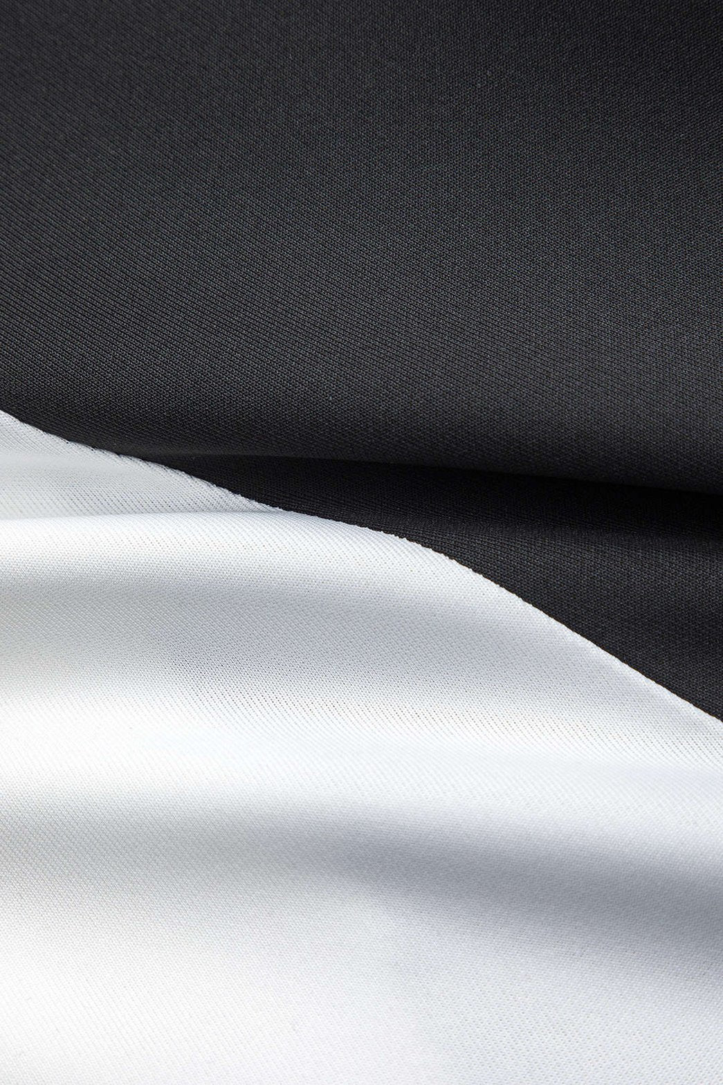 Robe courte plissée patchwork vue portée étoile