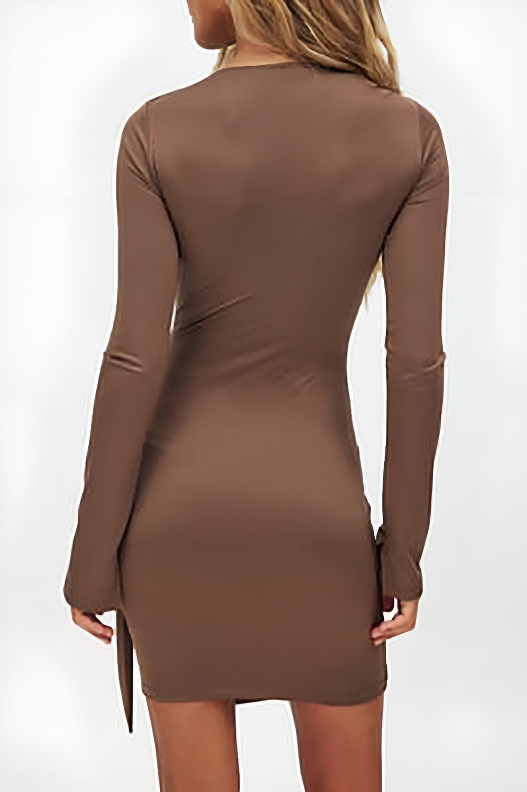 Robe mini volantée vue portée lune