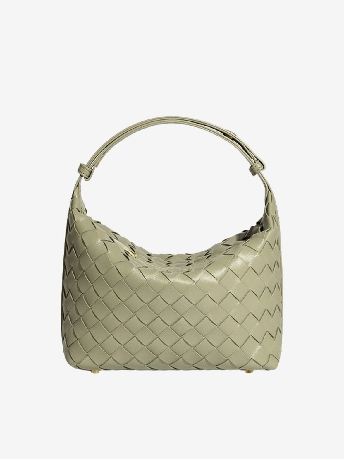 Mini sac Lunar bordeaux porté épaule arc