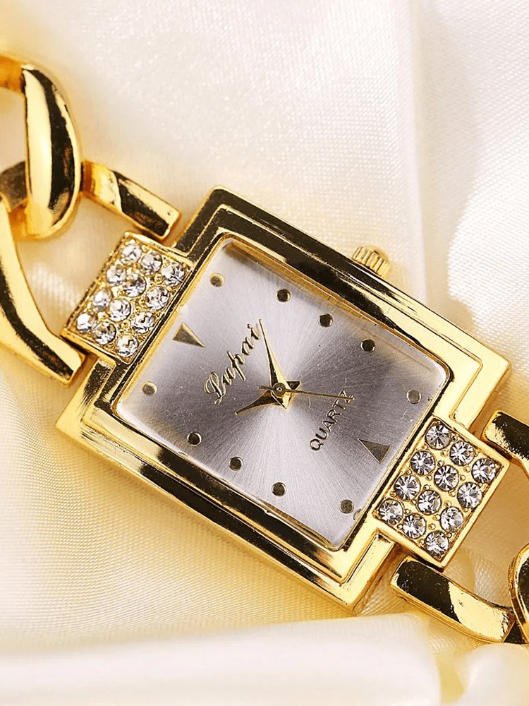 Bracelet montre doré vue latérale sublime