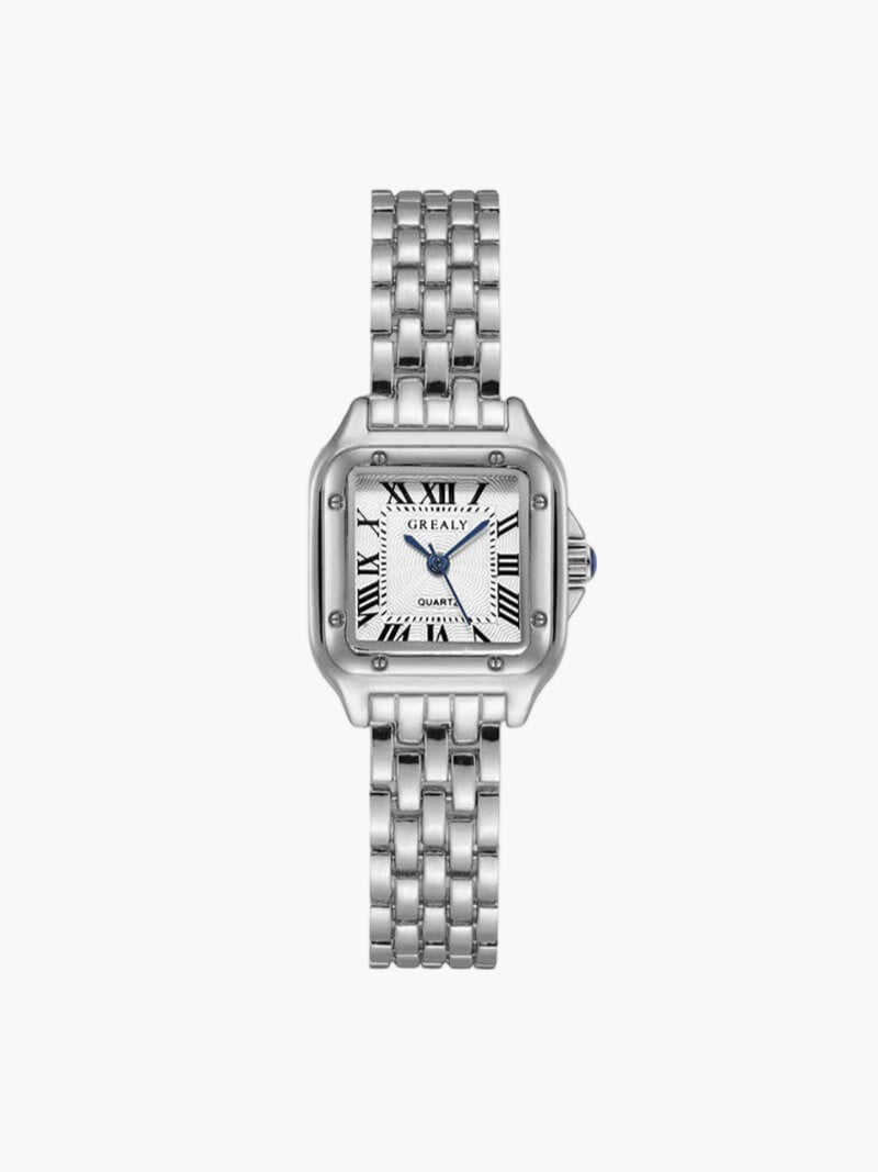 Montre premium vue latérale ambre