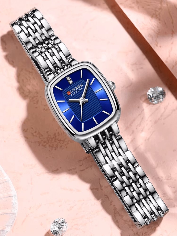 Montre femme bracelet acier vue de profil harmonie