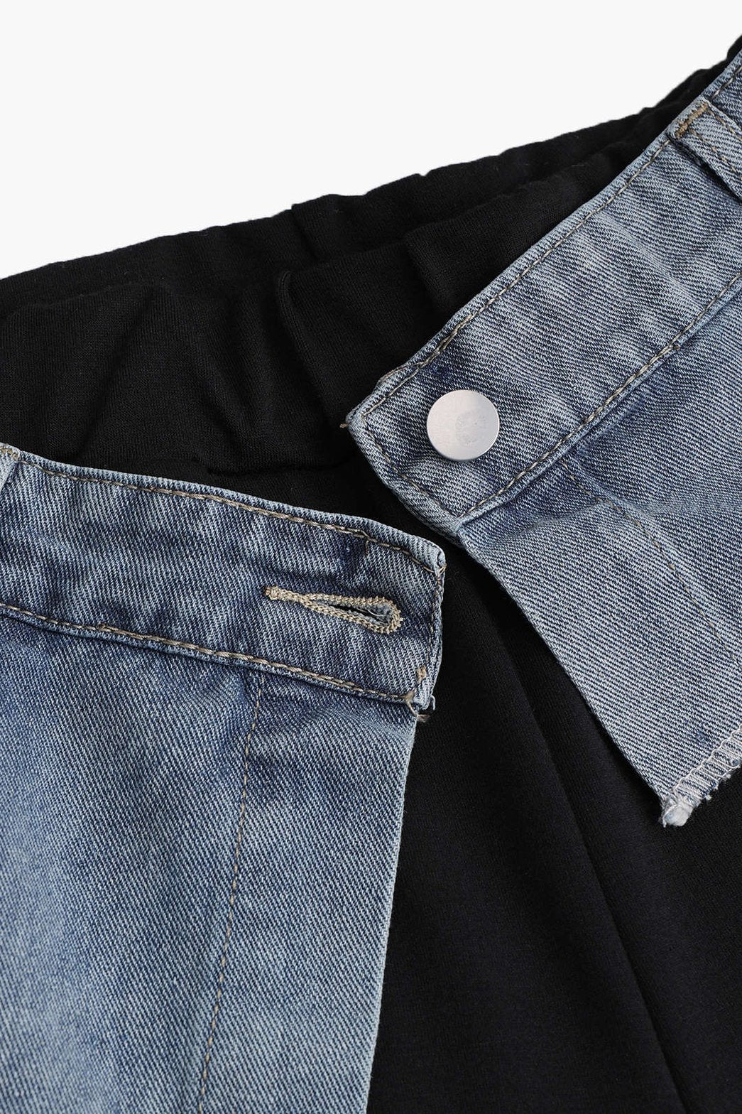 Pantalon cargo détail coutures vent