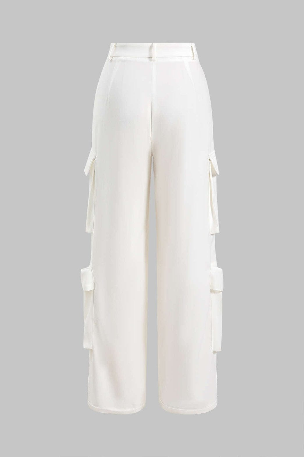 Pantalon cargo à poches blanc nuage