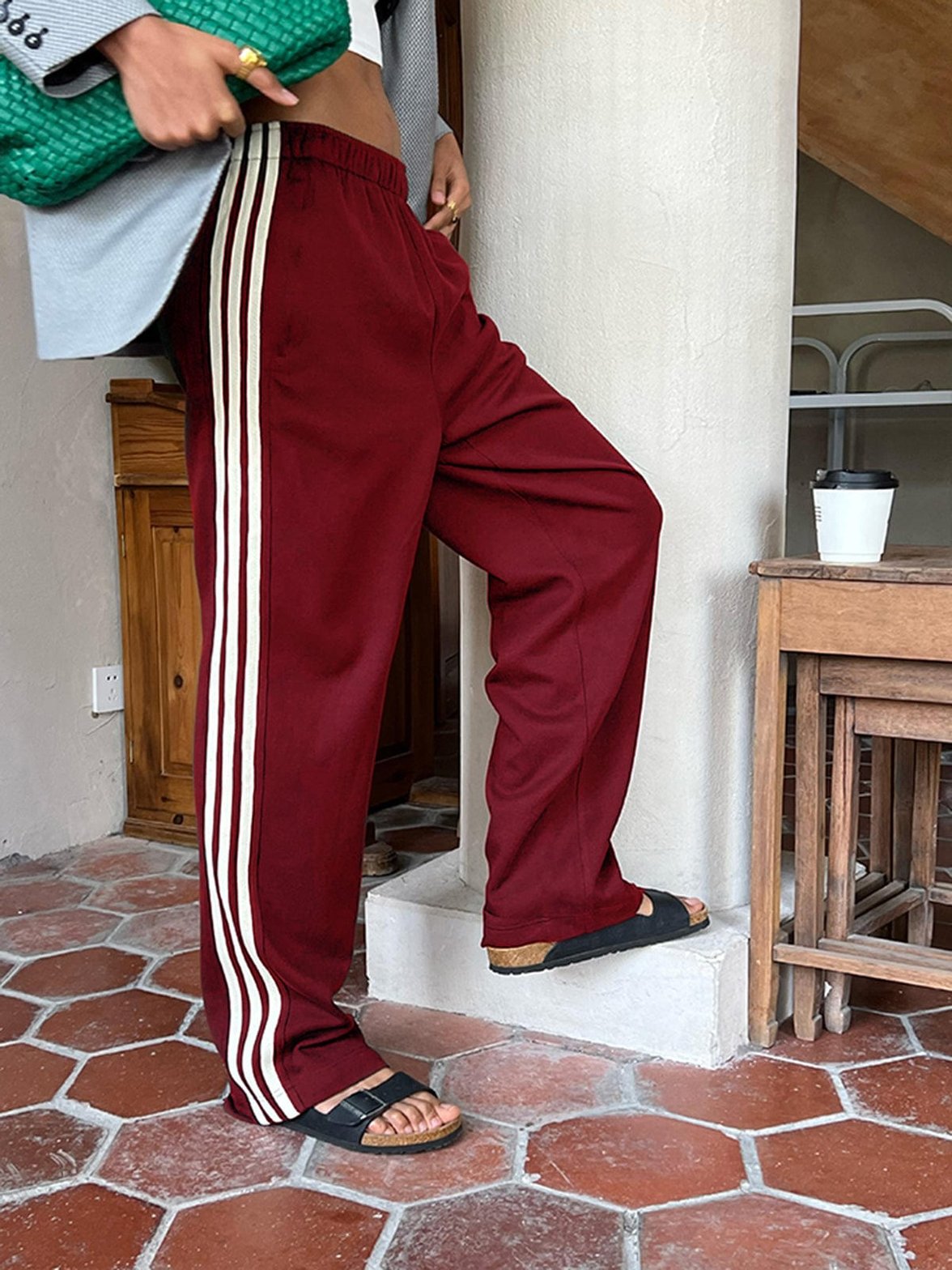 Pantalon décontracté vue ensemble fleur