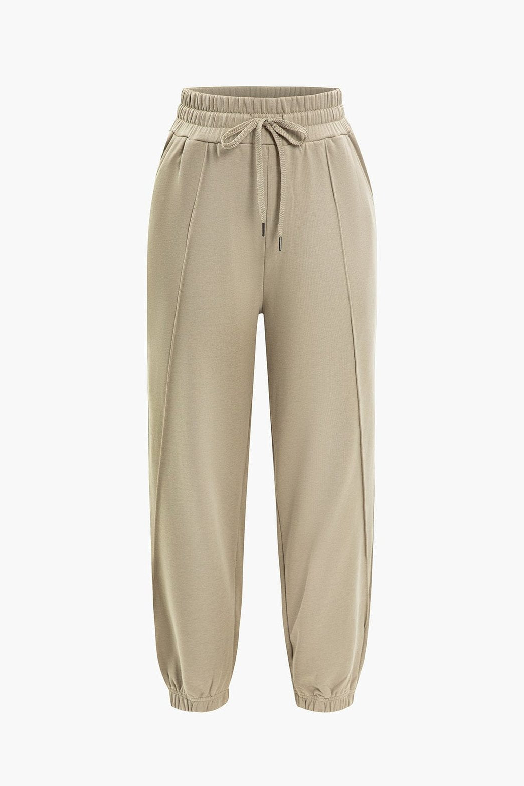 Pantalon jogging beige confortable soleil