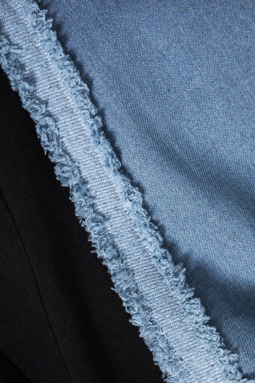 Pantalon large à design bicolore lune