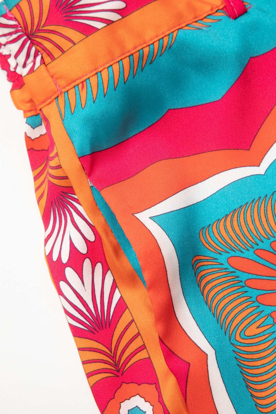 Pantalon bohème motif abstrait lune