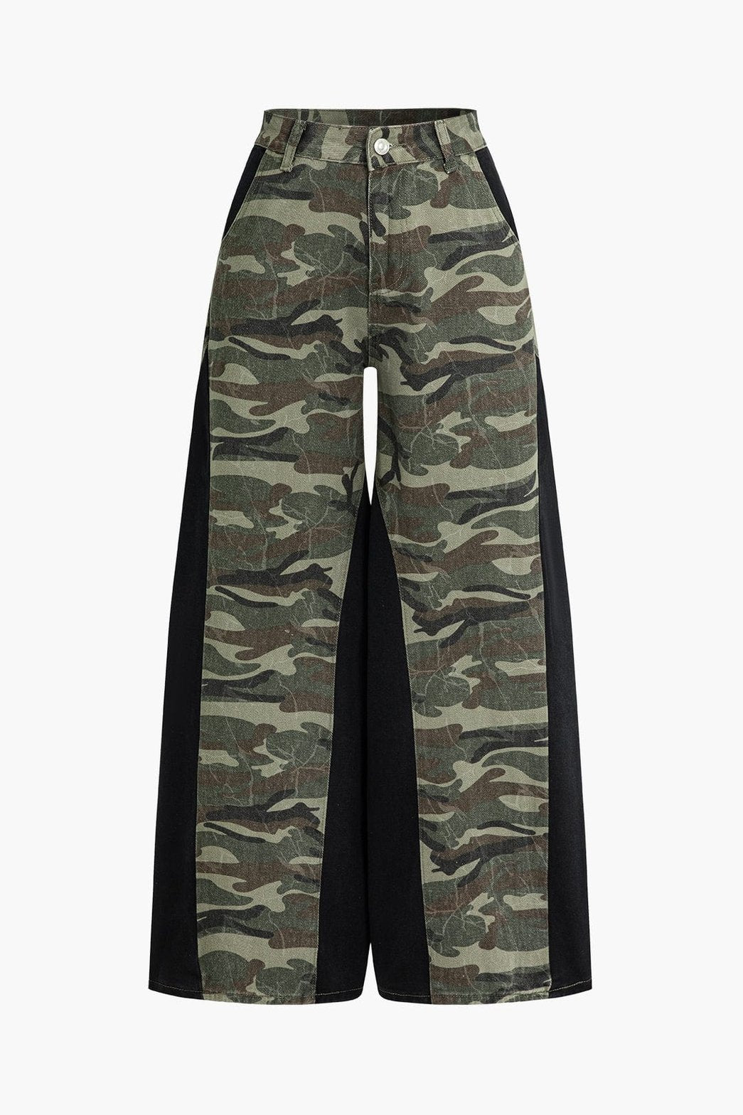 Pantalon camouflage large vue avant soleil