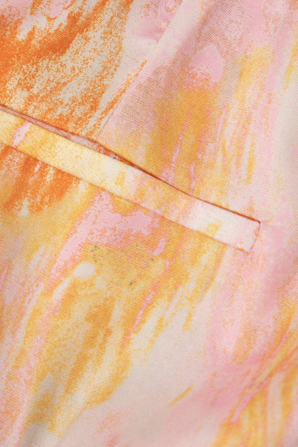 Pantalon Large Effet Marbre