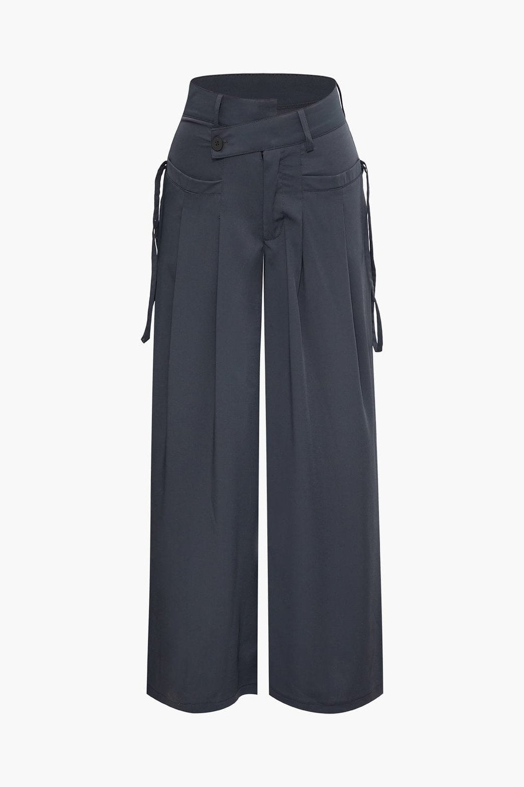 Pantalon large noir vue côté étoile