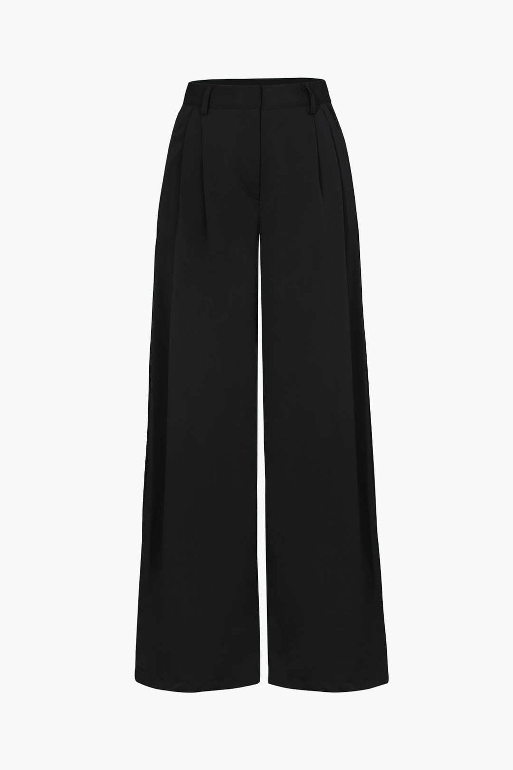 Pantalon large vert décontracté étoile