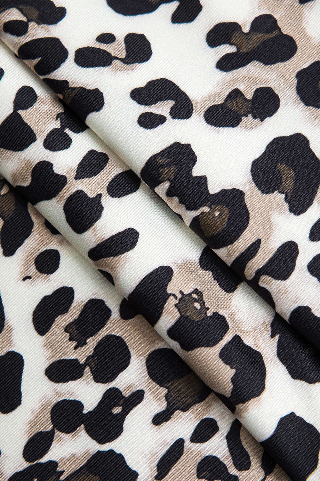 Pantalon décontracté motif animalier détail lune