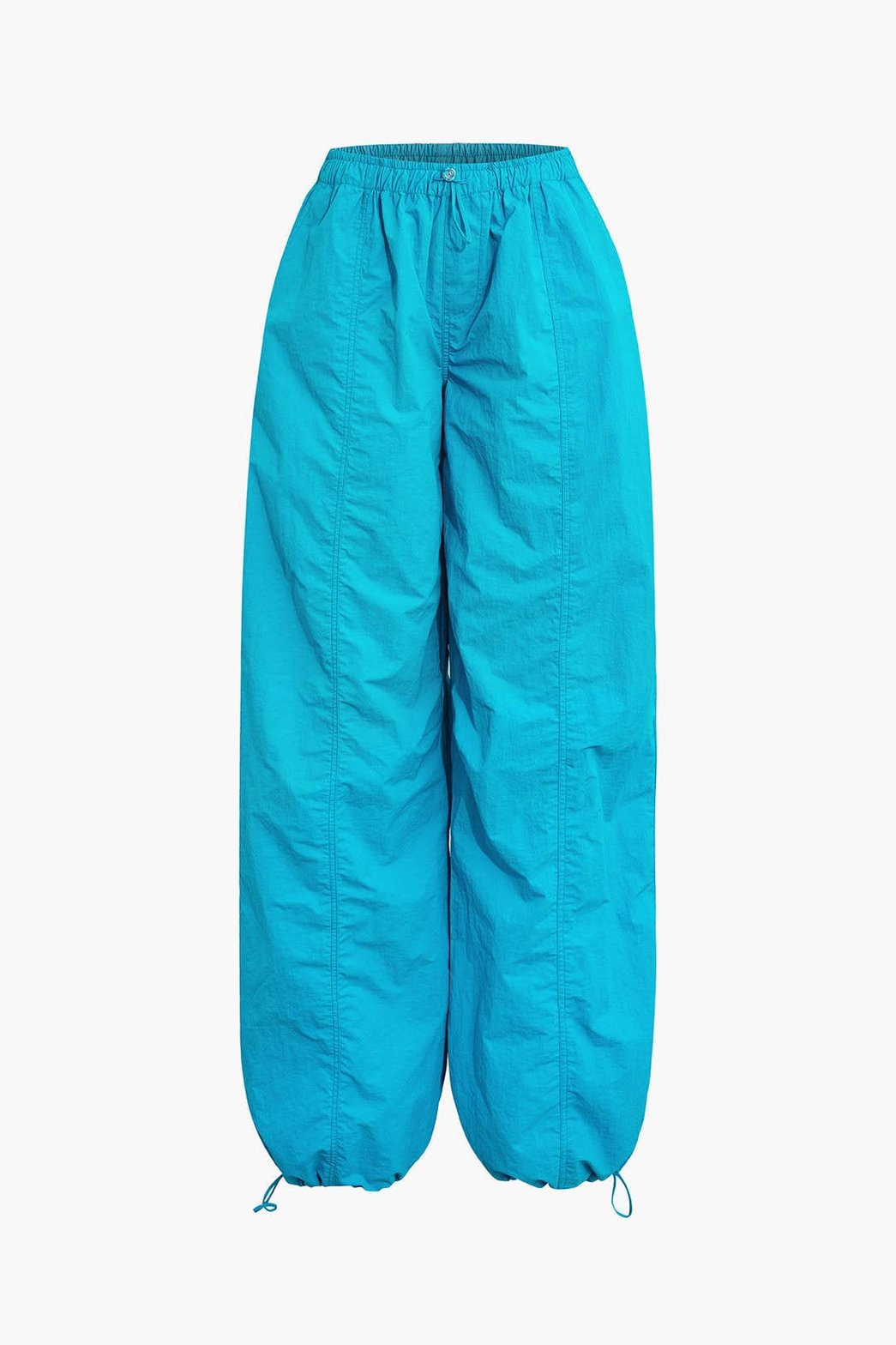 Pantalon ample décontracté bleu vague