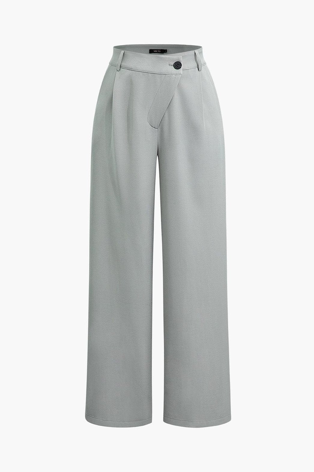 Pantalon large gris élégant harmonie
